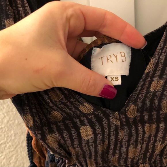 Tryb 212 boho tie mini dress by Anthropologie, XS - Picture 8 of 8